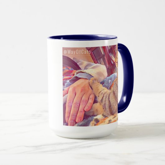 Wijze van mok van Katten over de Weg van Compassie (Voorkant rechts)