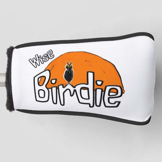 Wijze vogeltje golf hoofddeksel golfheadcover (Voorkant)