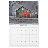 Wijze woorden en fotografie kalender (Mar 2026)