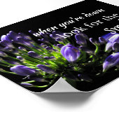 Wijze woorden: ...zoek de kleine wins poster (Hoek)