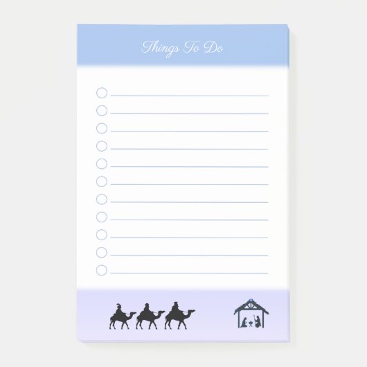 Wijzen en Bethlehem Dingen om te Doen Post-it® Notes (Voorkant)