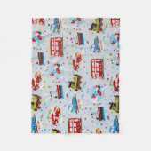 Wijzen van Vervoerspatroon Kinder Fleece Deken (Voorkant)