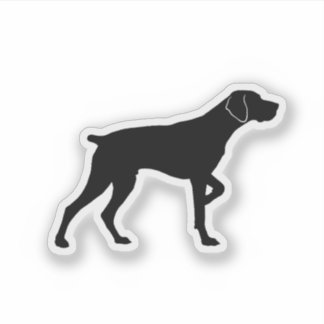 Wijzende Duitse Staande Pointer Sticker