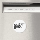 wijzende vingermagneet, housewarming magneet (Insitu (Vaatwasser))
