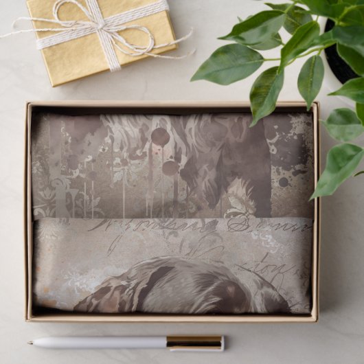 Wijzer Duitse kortharige hond Waterverf Tissuepapier (Geschenk)