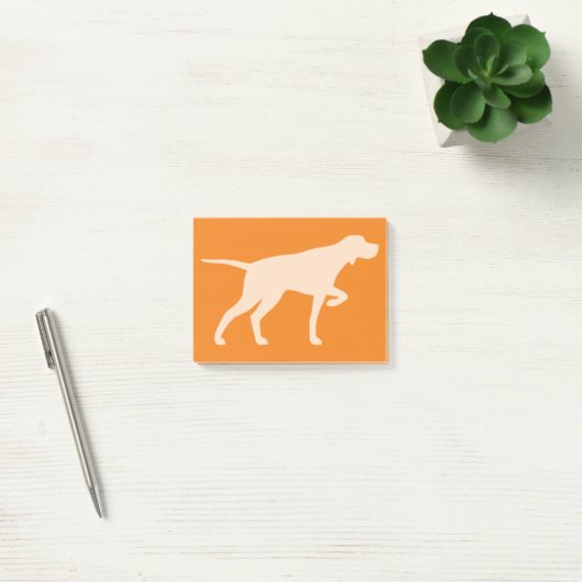 Wijzer hond silhouet aanwijzen post-it® notes (Kantoor)