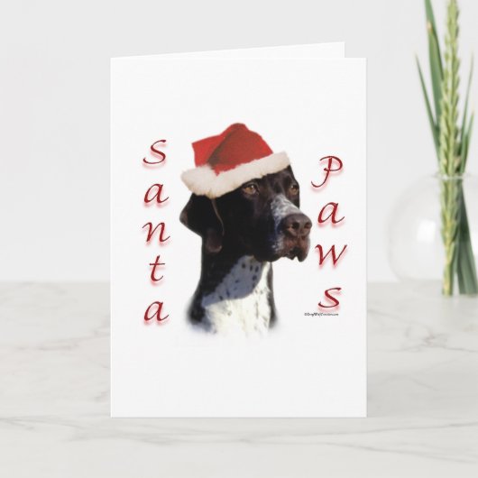 Wijzer Santa Paws Feestdagen Kaart (Voorkant)