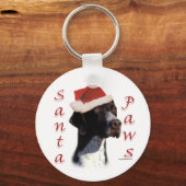 Wijzer Santa Paws Sleutelhanger (Achterkant)