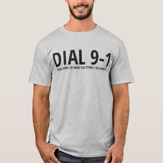 Wijzerplaat 9-1 t-shirt (Voorkant)