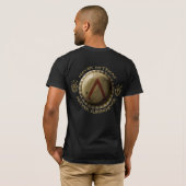 Wijzerplaat geschiedenis: Spartan Lion T-shirt (Achterkant volledig)