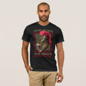 Wijzerplaat geschiedenis: Spartan Lion T-shirt (Voorkant volledig)