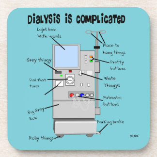 Wijzerplaat umor bier onderzetter