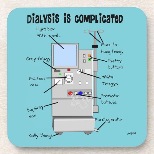 Wijzerplaat umor bier onderzetter (Voorkant)