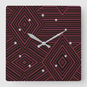  Wijzerplaat voor uw horloge. een foto en / of tek Vierkante Klok