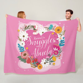 Wijzig ALLE tekst Naam Gereserveerde Snuggles Abue Fleece Deken