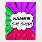 Wijzig ALLE tekst Voeg de naam toe die ze in strip Planner (Voorkant)