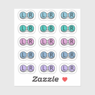 Wijzig Contactlens Herinnering Functionele Planner Sticker