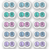 Wijzig Contactlens Herinnering Functionele Planner Sticker (Voorkant)