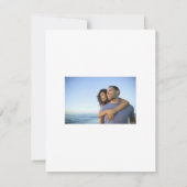 Wijzig de datum bruiloft uitnodiging (Achterkant)