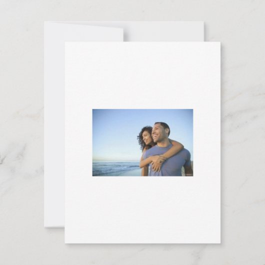 Wijzig de datum bruiloft uitnodiging (Achterkant)