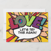 Wijzig de datum Comic Book Modern Fun Save The Date (Voorkant)