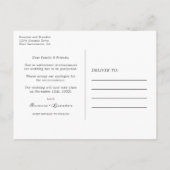 Wijzig de datum Eucalyptus Wedding Update Aankondigingskaart (Achterkant)