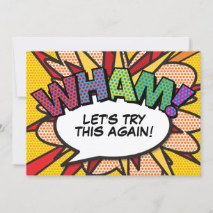 Wijzig de datum Nieuw Plan Modern Fun Comic Kaart