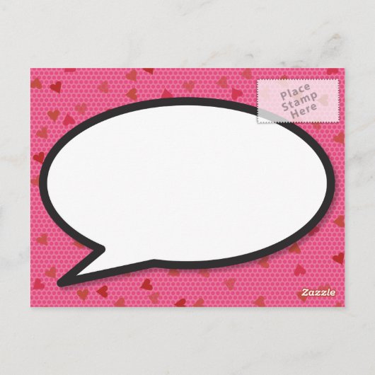 Wijzig de datum Nieuwe datum Roze Modern Fun Briefkaart (Achterkant)