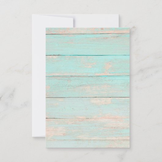 Wijzig de datum rustieke hergeplande bruiloft Kaar Kaart (Achterkant)