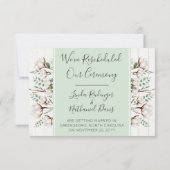 Wijzig de datum rustieke zuidelijke bruiloft fotok kaart (Achterkant)