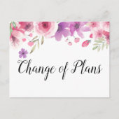 Wijzig de datum Uitgestelde Geannuleerde Gebeurten Briefkaart (Voorkant)