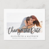 Wijzig de datum van de huwelijksaankondiging Moder Briefkaart (Voorkant)