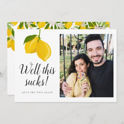 Wijzig de trouwdatum Bewaar de datumfoto Kaart (Voorkant / Achterkant)