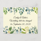 Wijzig de trouwdatum briefkaart (Voorkant)