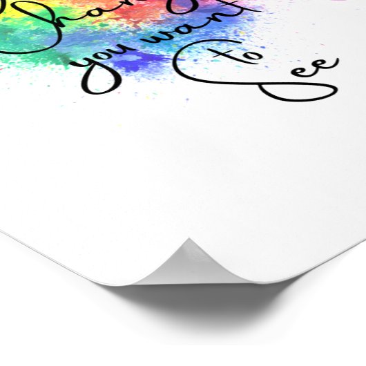 Wijzig je Poster wilt bekijken (Hoek)