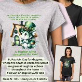 Wijzig tekst, St Patricks Day voor Dragons T-shirt