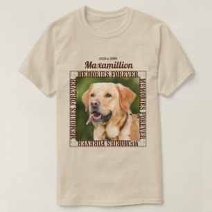 Wijzig uw aangepaste foto en naam van Dog T-shirt