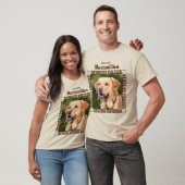 Wijzig uw aangepaste foto en naam van Dog T-shirt (Unisex)
