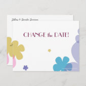 WIJZIGEN DE DATUM om het even welk Briefkaart van  (Voorkant / Achterkant)