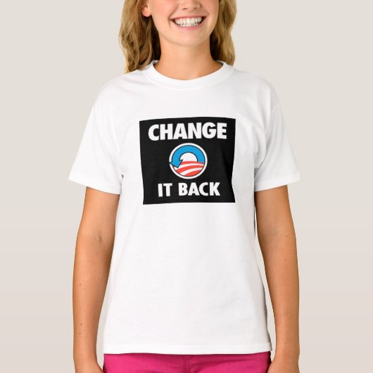 WIJZIGEN het terug T-shirt (Voorkant)