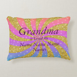 Wijzigen Namen toevoegen Grootma wordt opgeslagen  Accent Kussen