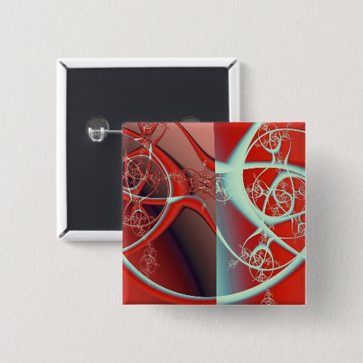 Wijziging 2 vierkante button 5,1 cm (Voorkant /achterkant)