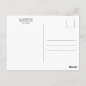 Wijziging adres Vuurtoren Schilderij Kust Zonsonde Briefkaart (Achterkant)