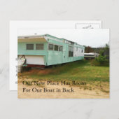 Wijziging adreskaart: achteraan boden aankondigingskaart (Voorkant / Achterkant)