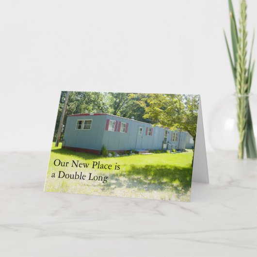 Wijziging adreskaart: dubbel lang aankondiging (Voorkant)