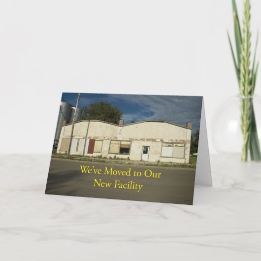 Wijziging adreskaart: nieuwe faciliteit aankondiging (Voorkant)