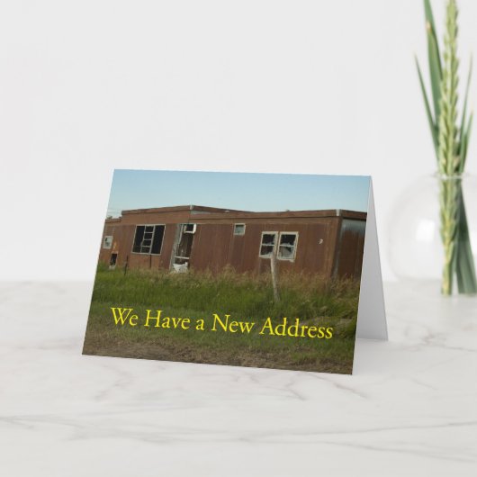 Wijziging adreskaart: verbroken Windows Aankondiging (Voorkant)