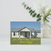 Wijziging adreskaartje: slechts $900 aankondigingskaart (Staand voorkant)