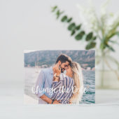 Wijziging Briefkaart voor uitstellen van weddensch (Staand voorkant)