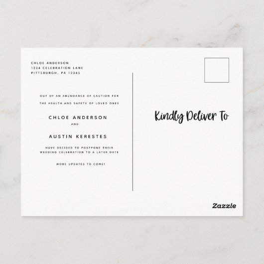 Wijziging Briefkaart voor uitstellen van weddensch (Achterkant)